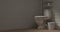 Old toilet room basin dirty before cleaning 3d illustration empty room interior empty wall objects home decoration background