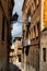 Old Toledo cityscape with typical narrow cobblestone streets