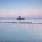 Old torpedo launcher and breakwater near Gdynia