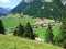 An old tourist-livestock alpine settlement in the Saminatal valley and along an artificial lake GÃ¤nglesee Ganglesee or Gaenglesee