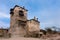 The old tower in Ouranoupoli village, Chalkidiki, Greece