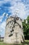 Old tower windmill in Holic, Slovakia, vertical composition