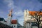 The old town architecture in Munich, Germany. Central square Marienplatz, evening light