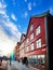 Old Town architecture at sunset, Bergen, Norway