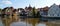 Old town on the banks of Left arm of Regnitz River, Bamberg, Germany