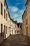 Old town of Beaune and characteristic stone colour buildings, France