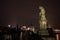 Old town bridge tower of Charles Bridge Karluv Most, or staromestska mostecka vez in Prague, Czech Republic, at night