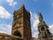 The Old Town Bridge Tower and The Monument of Charles the 4th In Prague, Czech Republic