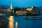 Old Town of Budva at night, Montenegro.