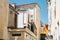 Old town buildings in Piran, Slovenia