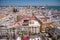 Old Town Cadiz from above, Spain