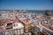 Old Town Cadiz from above, Spain