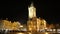 Old Town City Hall in Prague (Night view), view from Old Town Square, Czech Republic