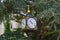 Old town clock, Lange StraÃŸe. Baden-Baden, Baden-Wuerttemberg, Germany, Europe