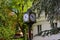 Old town clock, Lange StraÃŸe. Baden-Baden, Baden-Wuerttemberg, Germany, Europe