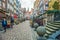 Old Town in Gdansk with Mariacka street and amber shops