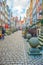 Old Town in Gdansk with Mariacka street and amber shops