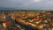 Old town of Gdansk, top view