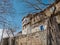 Old town Golyazi. Ancient and magnificent house in front of the lake of uluabat during sunny day.