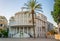 Old town hall called beit Ha\\\'ir at Bialik square in Tel Aviv, Israel