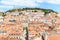 Old town lisbon and Castelo de Sao Jorge