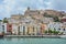 Old town and marina of Eivissa city, Ibiza island