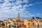 Old Town of Menton skyline in France