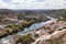 Old town of Mertola with Guadiana river, Alentejo, Portugal