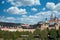 Old town and Prague Castle cityscape