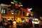 Old town restaurants as night, Albufeira.