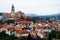 Old town roof view, Cesky Krumlov