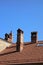 Old Town Roofs Antique Roofed Chimneys