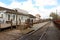 Old town Sacramento Railway linse California USA