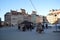 Old town square in winter, warsaw