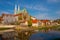 Old town with St. Peters Church. Goerlitz, Germany