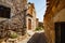 The old town street in Tossa de Mar