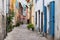 Old town street in Villefranche-sur-Mer