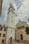 Old town tower and architecture of Novi Vinodolski.