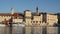 The old town of Trogir, Dalmatia, Croatia. Historic town and harbour on the Adriatic sea and UNESCO world heritage site. Tourist