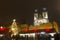 Old Towns Square christmas markets in front of in front of the Church of our lady before TÃ½n