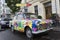 The old Trabant car in Berlin