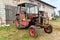 Old tractor and a barn