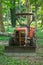 The old tractors, parked at the old forest.