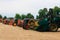 Old tractors in perspective