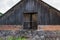 Old traditional abandoned buildings in the village.Country life