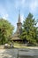 Old traditional church from Romania, made from handcrafted wood