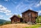 Old traditional Norwegian Stabbur store houses Telemark Norway S