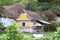 Old traditional romanian house ruins