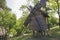 Old traditional romanian windmill