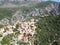 Old traditional stoned buildings and houses in Vorio village located near Kentro Avia and Pigadia Villages in Mani area, Taygetus